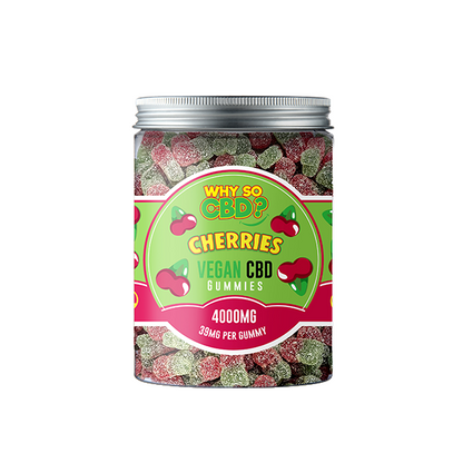 Why So CBD? 4000mg Broad Spectrum CBD Large Gummies - 11 Flavours | The CBD Hut