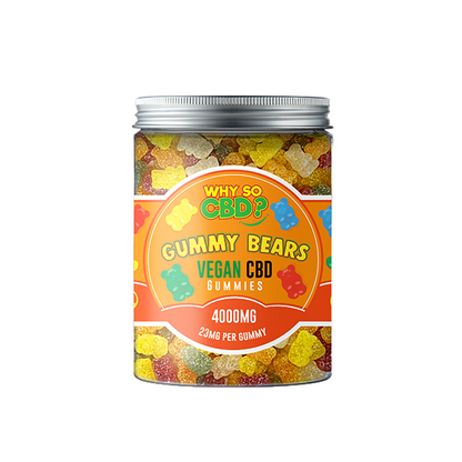 Why So CBD? 4000mg Broad Spectrum CBD Large Gummies - 11 Flavours | The CBD Hut