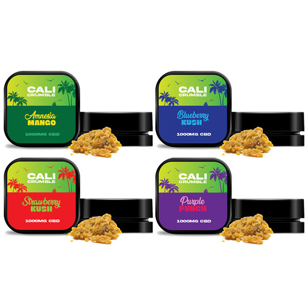 The Cali CBD Co 90% 1000mg Broad Spectrum CBD Crumble - 1g | The CBD Hut