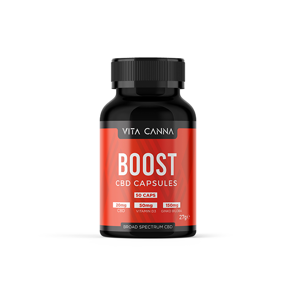 Vita Canna 1000mg Functional Broad Spectrum CBD Capsules - 50 Caps | The CBD Hut
