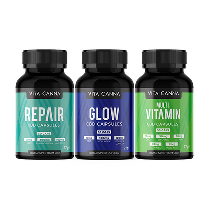 Vita Canna 500mg Functional Broad Spectrum CBD Capsules - 50 Caps | The CBD Hut