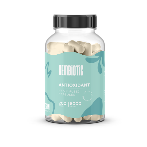 Hembiotic 5000mg Bulk Functional CBD Capsules - 200 Caps | The CBD Hut