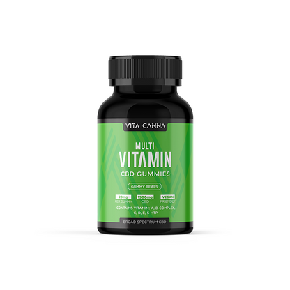 Vita Canna 1500mg Functional Broad Spectrum CBD Gummy Bears - 75 Pieces | The CBD Hut