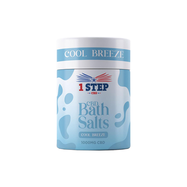 1 Step CBD 1000mg Bath Salts - 500g (BUY 1 GET 1 FREE) | The CBD Hut