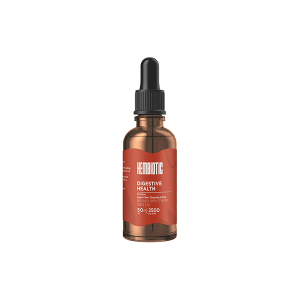Hembiotic 2500mg Broad-Spectrum Bulk Functional CBD Oil - 50ml | The CBD Hut