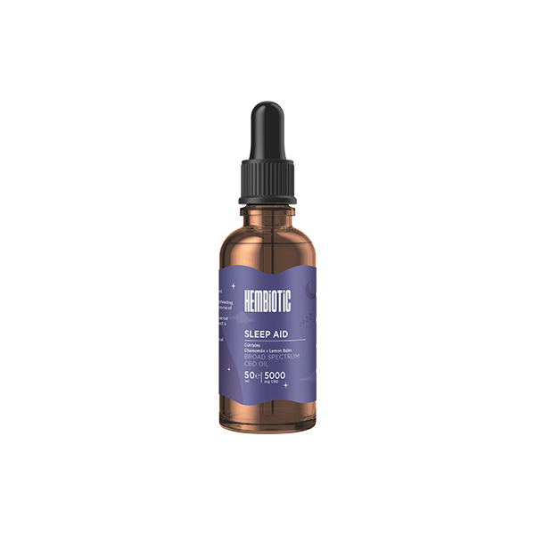 Hembiotic 5000mg Broad-Spectrum Bulk Functional CBD Oil - 50ml | The CBD Hut