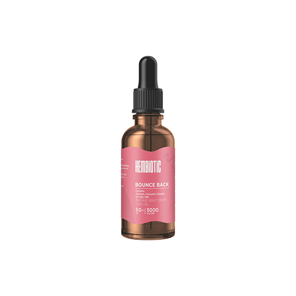 Hembiotic 5000mg Broad-Spectrum Bulk Functional CBD Oil - 50ml | The CBD Hut