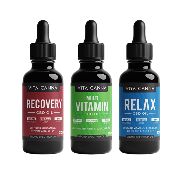 Vita Canna 2800mg Functional Broad Spectrum CBD C8 MCT Oil - 30ml | The CBD Hut