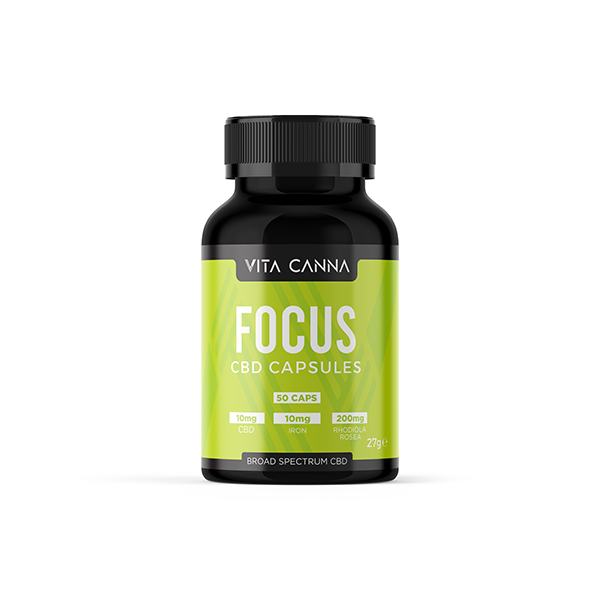 Vita Canna 500mg Functional Broad Spectrum CBD Capsules - 50 Caps | The CBD Hut