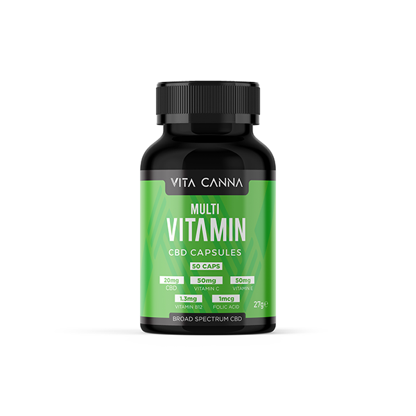 Vita Canna 1000mg Functional Broad Spectrum CBD Capsules - 50 Caps | The CBD Hut