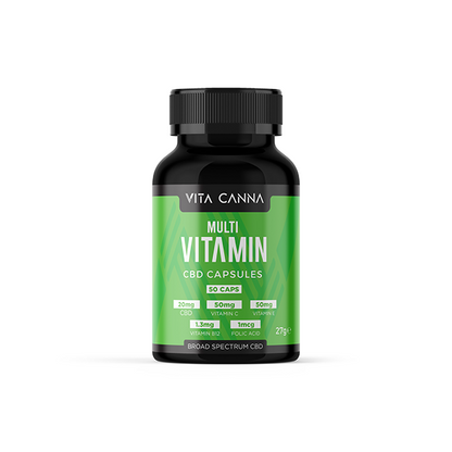 Vita Canna 1000mg Functional Broad Spectrum CBD Capsules - 50 Caps | The CBD Hut