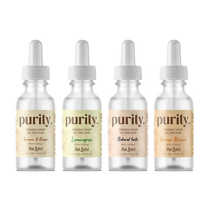 Purity High Potency 1500mg Full-Spectrum CBD Hemp Oil - 30ml | The CBD Hut