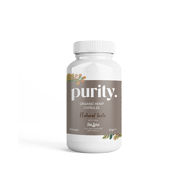 Purity High Potency 600mg Full-Spectrum CBD Capsules - 60 Caps | The CBD Hut