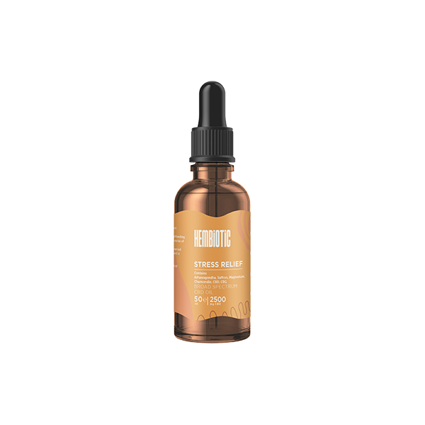 Hembiotic 2500mg Broad-Spectrum Bulk Functional CBD Oil - 50ml | The CBD Hut