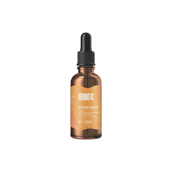 Hembiotic 5000mg Broad-Spectrum Bulk Functional CBD Oil - 50ml | The CBD Hut