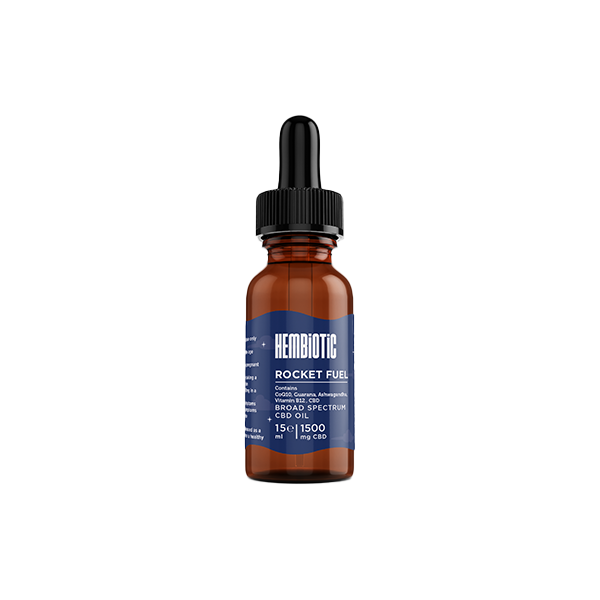 Hembiotic 1500mg Broad-Spectrum Functional CBD Oil - 15ml | The CBD Hut
