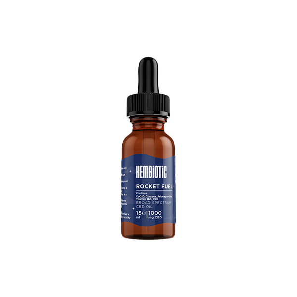 Hembiotic 1000mg Broad-Spectrum Functional CBD Oil - 15ml | The CBD Hut