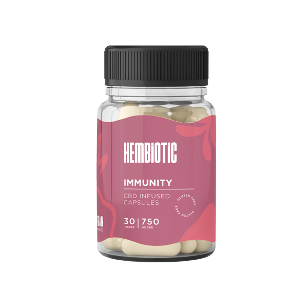 Hembiotic 750mg Functional CBD Capsules - 30 Caps | The CBD Hut