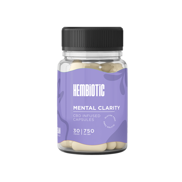 Hembiotic 750mg Functional CBD Capsules - 30 Caps | The CBD Hut