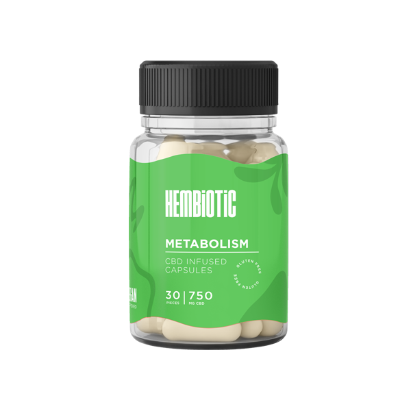 Hembiotic 750mg Functional CBD Capsules - 30 Caps | The CBD Hut