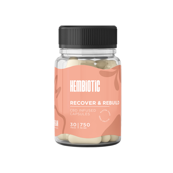 Hembiotic 750mg Functional CBD Capsules - 30 Caps | The CBD Hut