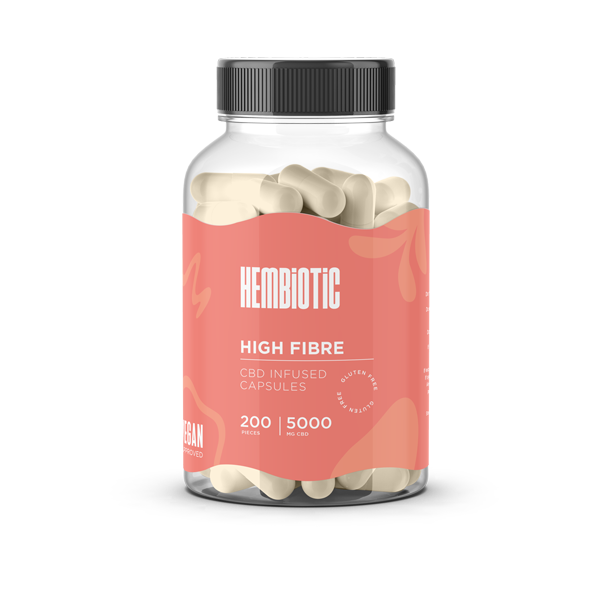 Hembiotic 5000mg Bulk Functional CBD Capsules - 200 Caps | The CBD Hut