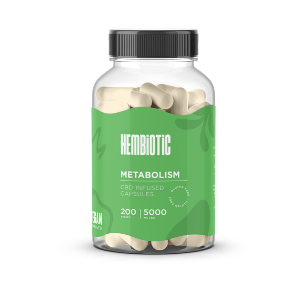 Hembiotic 5000mg Bulk Functional CBD Capsules - 200 Caps | The CBD Hut
