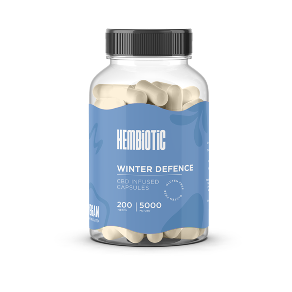Hembiotic 5000mg Bulk Functional CBD Capsules - 200 Caps | The CBD Hut
