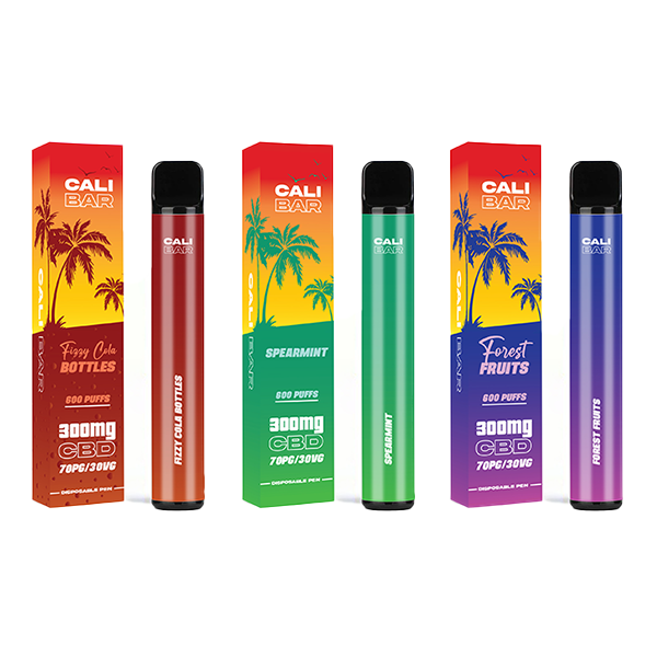 CALI BAR 300mg CBD Disposable Vape - 600 Puffs | The CBD Hut