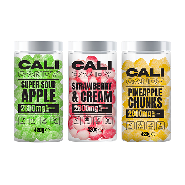 CALI CANDY MAX 2800mg Full Spectrum CBD Vegan Sweets - 10 Flavours | The CBD Hut