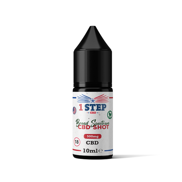 1 Step CBD 500mg Broad Spectrum CBD Shot - 10ml | The CBD Hut