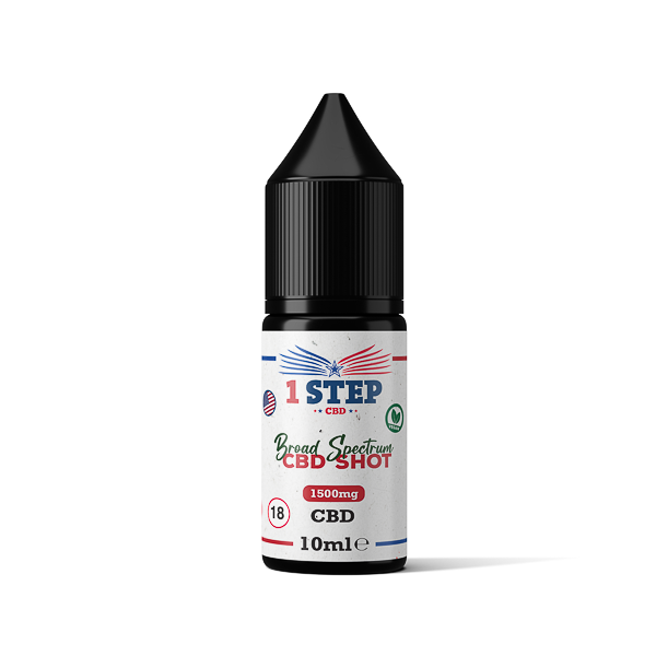 1 Step CBD 1500mg Broad Spectrum CBD Shot - 10ml | The CBD Hut