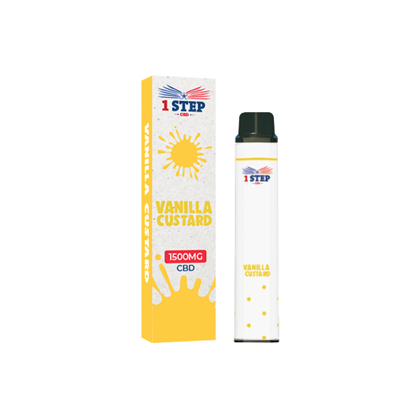 1 Step CBD 1500mg Broad Spectrum Disposable Vape - 8ml | The CBD Hut