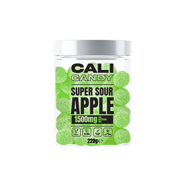 CALI CANDY MAX 1500mg Full Spectrum CBD Vegan Sweets  - 10 Flavours | The CBD Hut