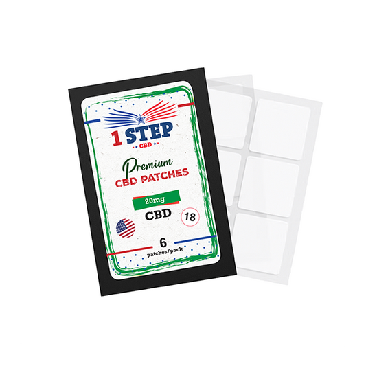 1 Step CBD 20mg Patches | The CBD Hut