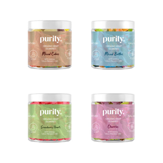 Purity 600mg Full-Spectrum CBD Vegan Gummies 150g | The CBD Hut