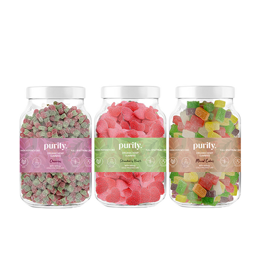 Purity 600mg Full-Spectrum CBD Vegan Gummies 400g | The CBD Hut