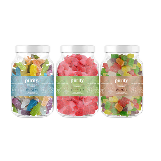 Purity 1600mg Full-Spectrum CBD Vegan Gummies 400g | The CBD Hut