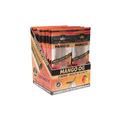 King Palm Mini 1G Rolls - 20 Pack Display - Mango OG | The CBD Hut