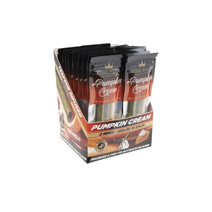 King Palm Mini 1G Rolls - 20 Pack Display - Pumpkin Cream | The CBD Hut
