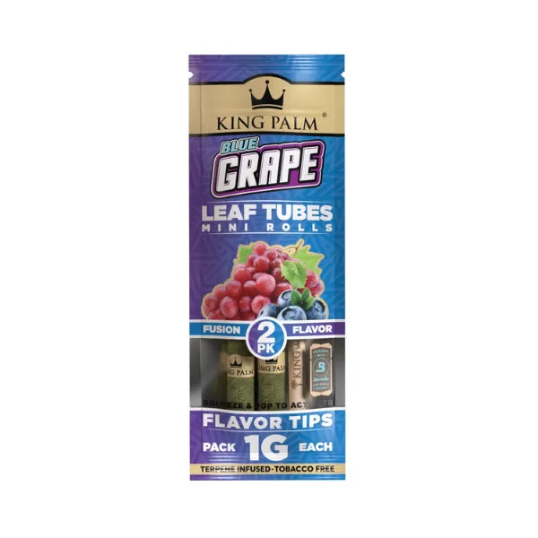 King Palm Mini 1G Rolls - 2 Pack - Blue Grape | The CBD Hut