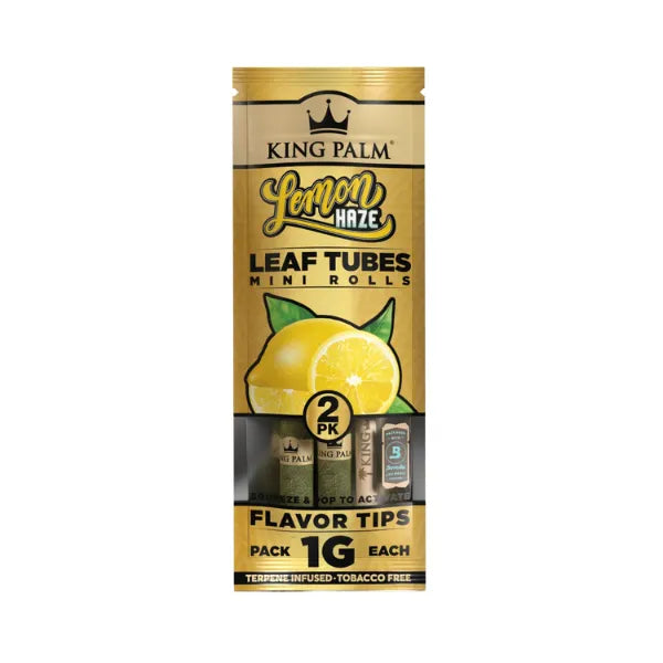 King Palm Mini 1G Rolls - 2 Pack - Lemon Haze | The CBD Hut