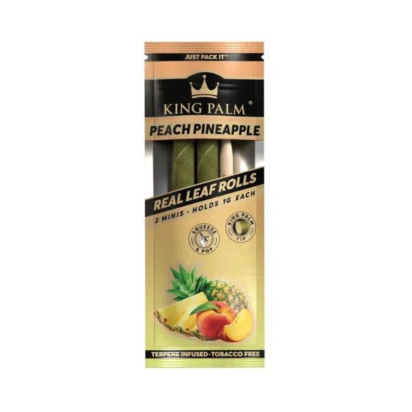 King Palm Mini 1G Rolls - 2 Pack - Peach Pineapple | The CBD Hut