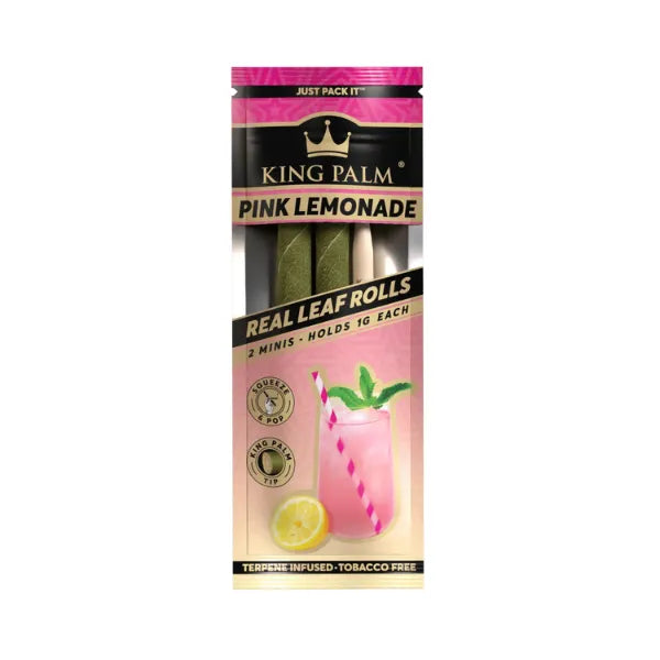 King Palm Mini 1G Rolls - 2 Pack - Pink Lemonade | The CBD Hut