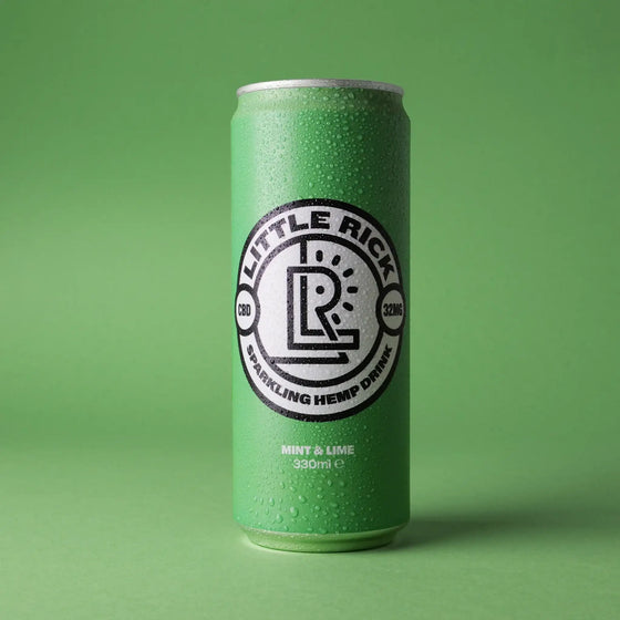 Little Rick Mint & Lime CBD Drink with 32mg CBD per can
