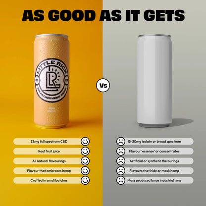 Little Rick Piña CBD Drink