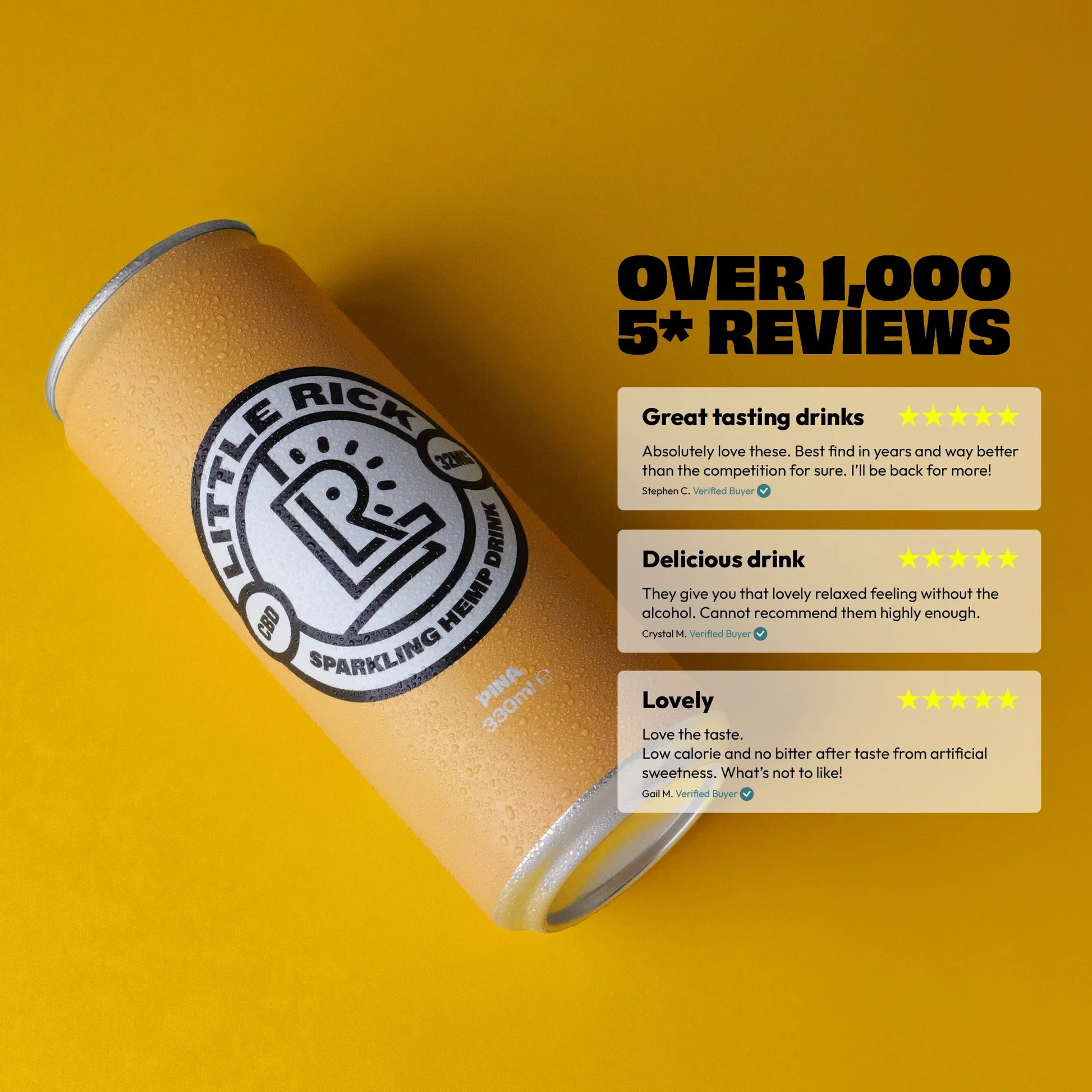 Little Rick Piña CBD Drink