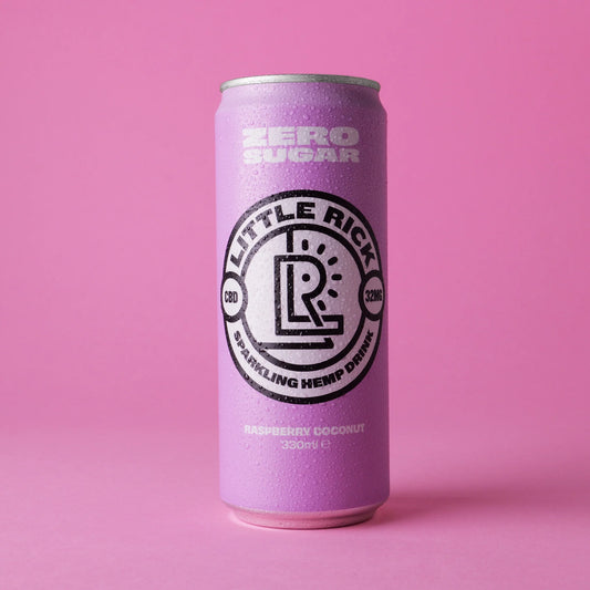 Little Rick Raspberry Coconut CBD Drink