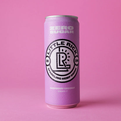Little Rick Raspberry Coconut CBD Drink