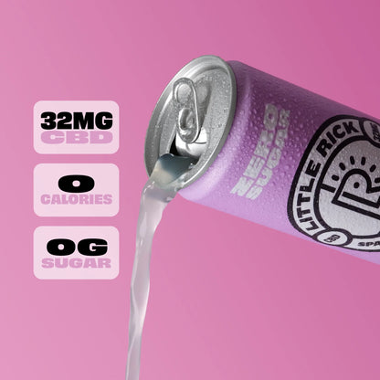 Little Rick Raspberry Coconut CBD Drink